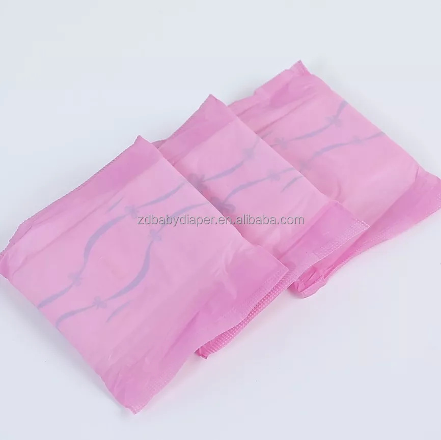 Manufacturers directly for women pads day and night with maternal napkins foreign trade exports Yemen al blue sanitary napkins in the Middle East market details Picture