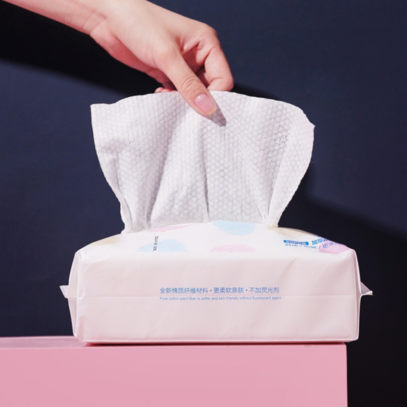 Full cotton thickened cotton soft towel disposable wet and dry face towel large volume cargo beauty salon cotton age