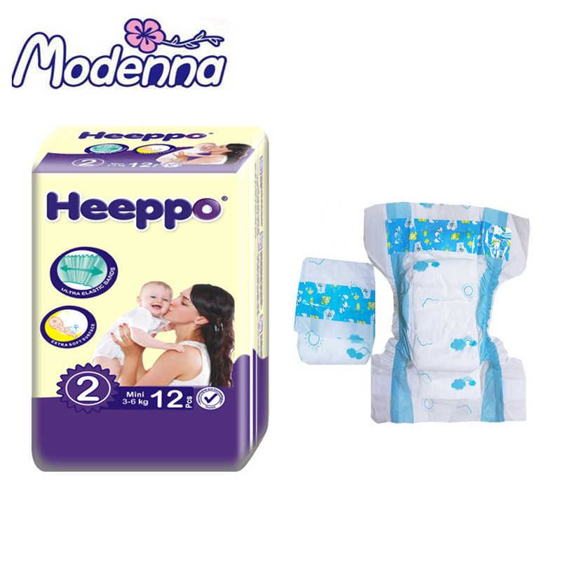 Manufacturers sell Heeppo baby diapers at a low price and export them to West Africa and Lome, Togo